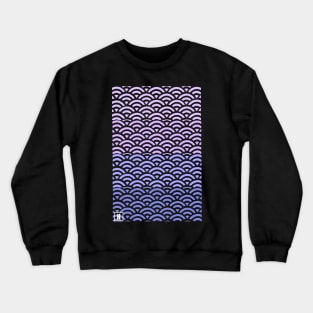 Retro Japanese Clouds Pattern RE:COLOR 15 Crewneck Sweatshirt